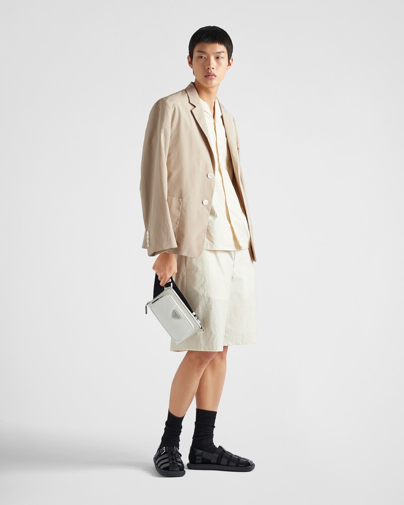 プラダ メンズ】ナイロン＆レザーバッグ｜PRADA