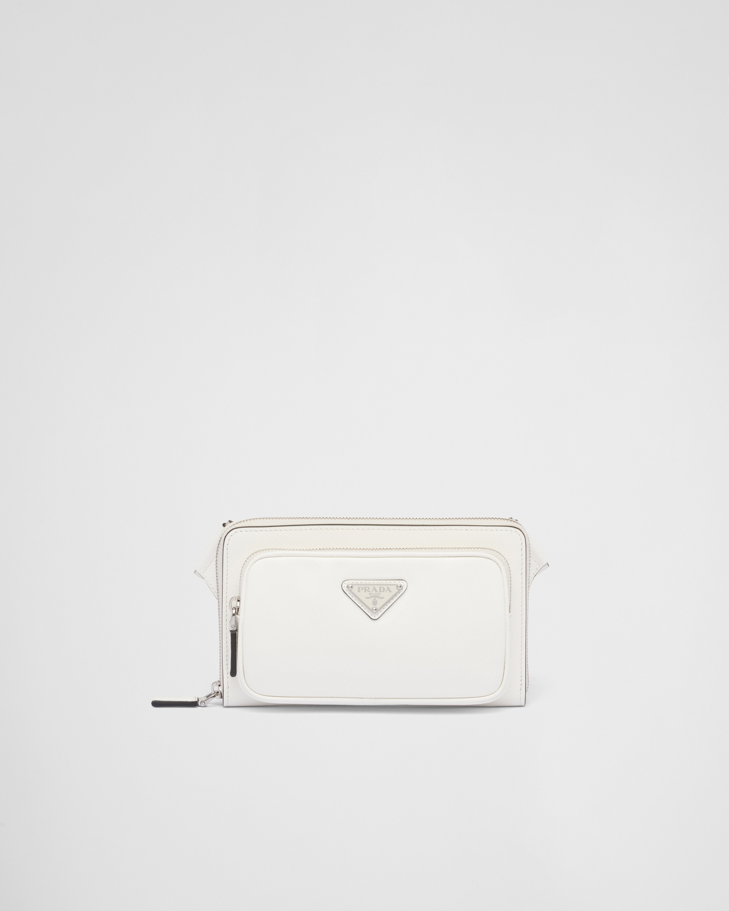 Ri onera De Piel Saffiano Blanco PRADA