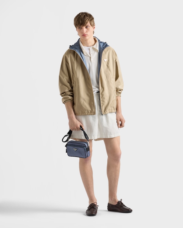Borsa a tracolla in Re-Nylon e Saffiano - Aviazione Borsa a tracolla in Re-Nylon e Saffiano - Aviazione