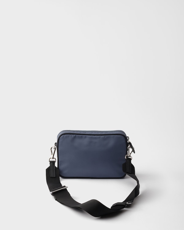 Borsa a tracolla in Re-Nylon e Saffiano - Aviazione Borsa a tracolla in Re-Nylon e Saffiano - Aviazione