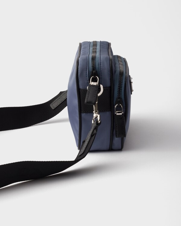 Borsa a tracolla in Re-Nylon e Saffiano - Aviazione Borsa a tracolla in Re-Nylon e Saffiano - Aviazione