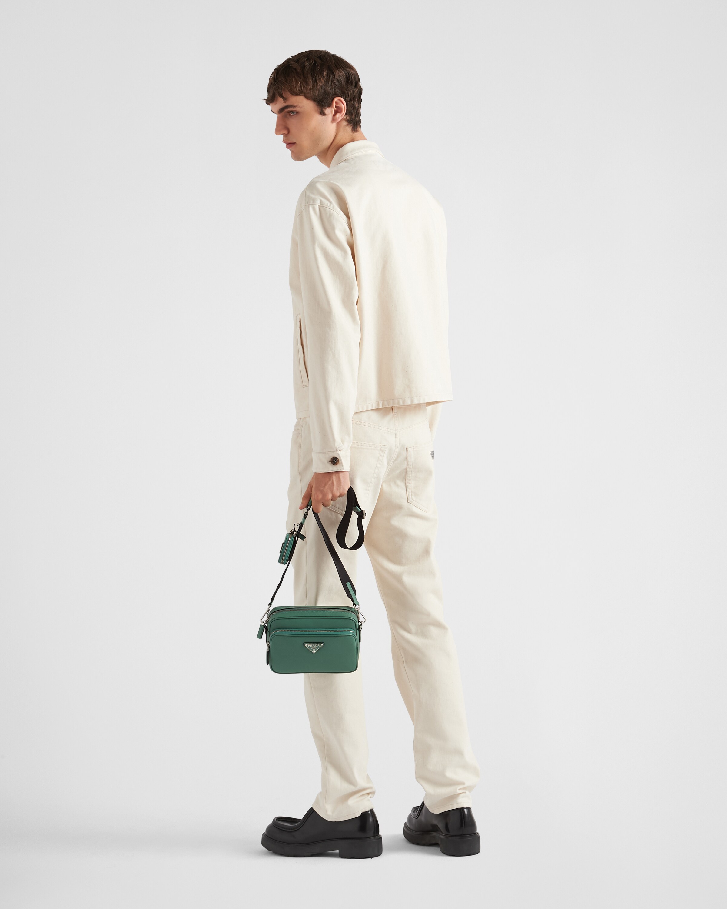 Messenger and Shoulder Bags for Men PRADA