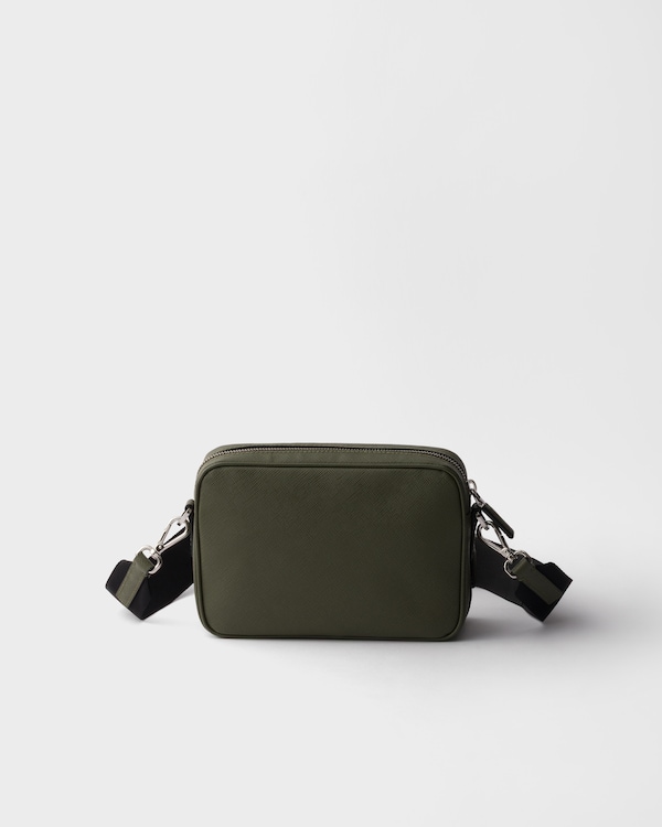 Saffiano leather shoulder bag - Loden Saffiano leather shoulder bag - Loden
