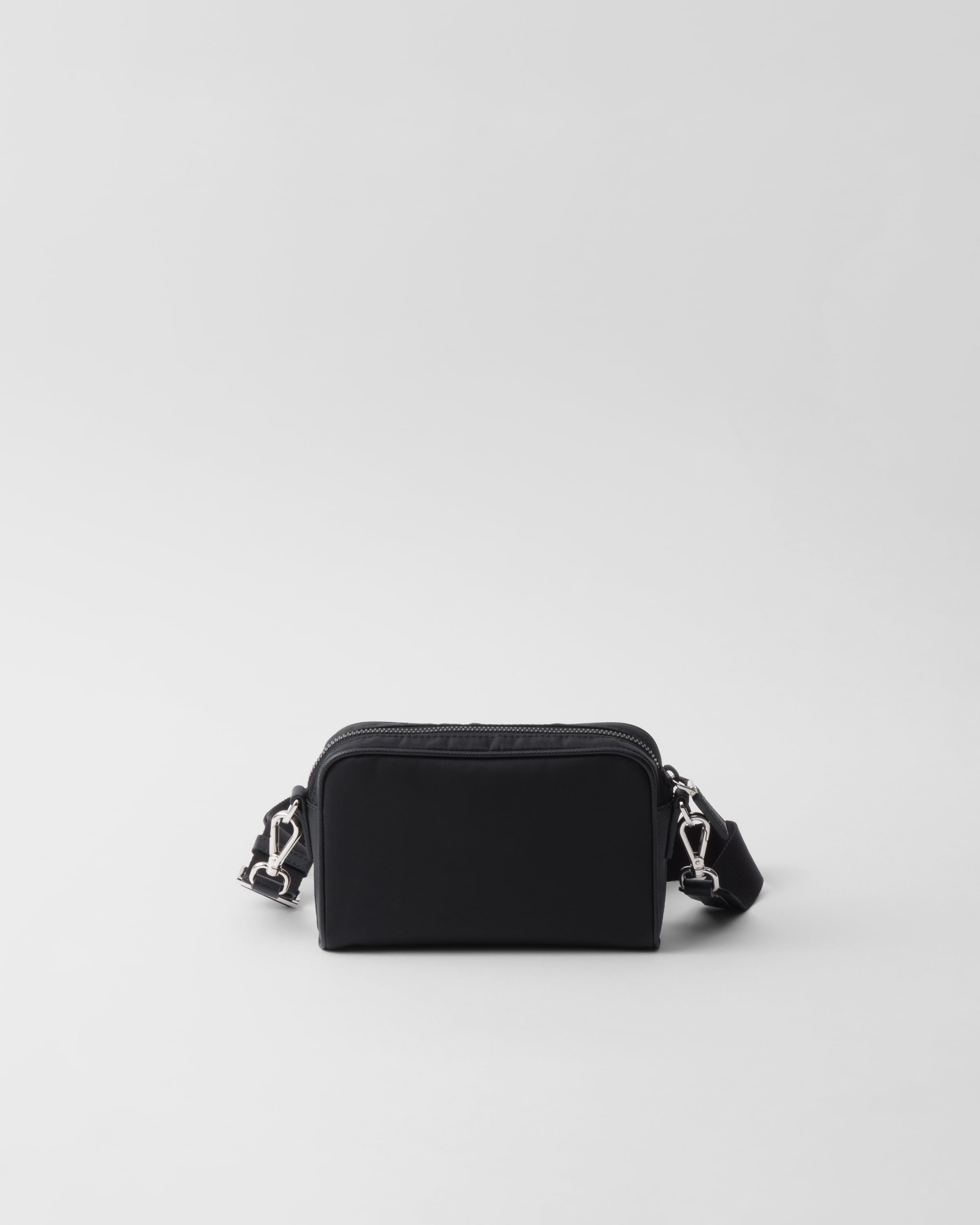 PRADA RE-NYLON AND SAFFIANO LEATHER SHOULDER BAG