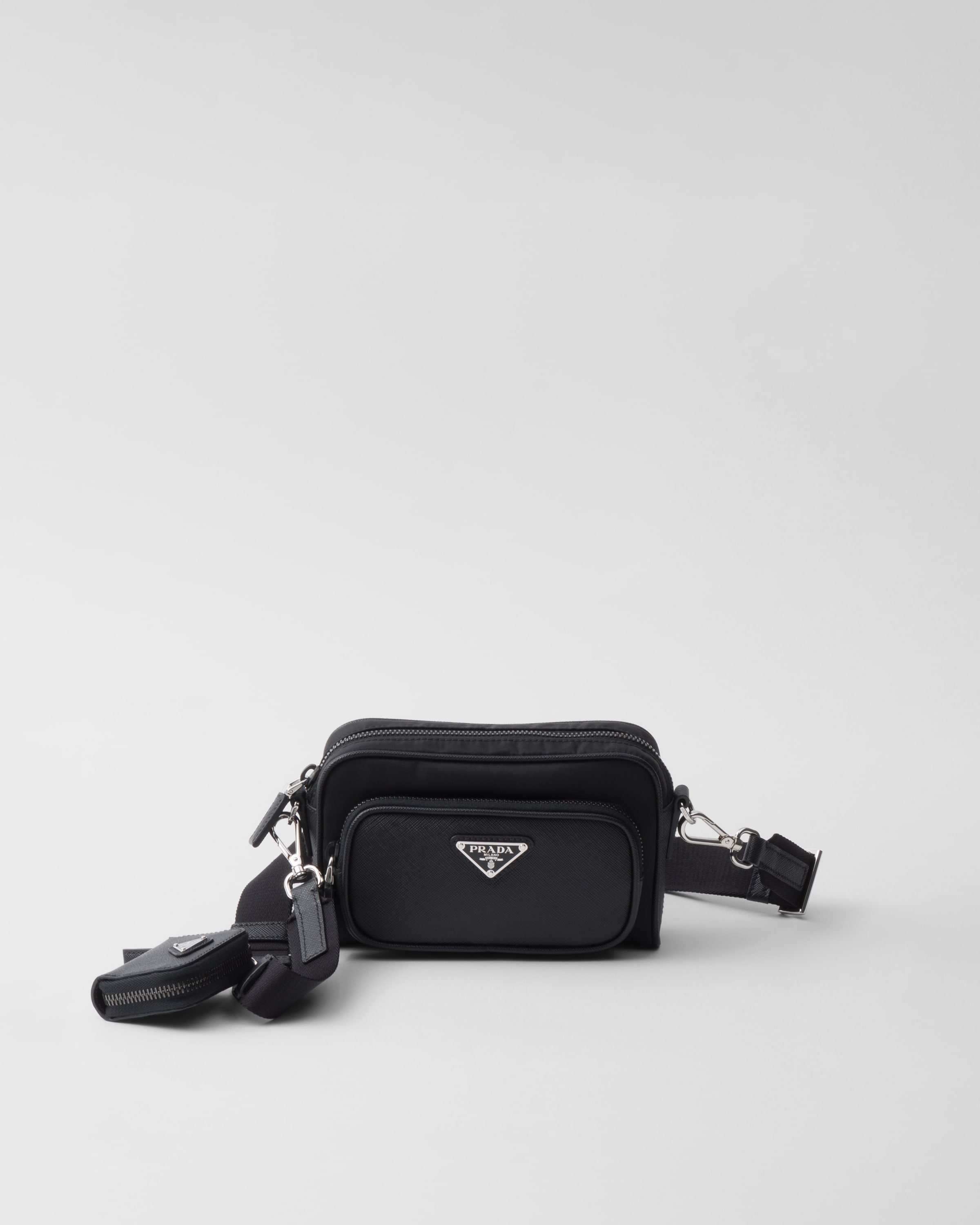 PRADA SCHULTERTASCHE AUS RE-NYLON UND SAFFIANO-LEDER