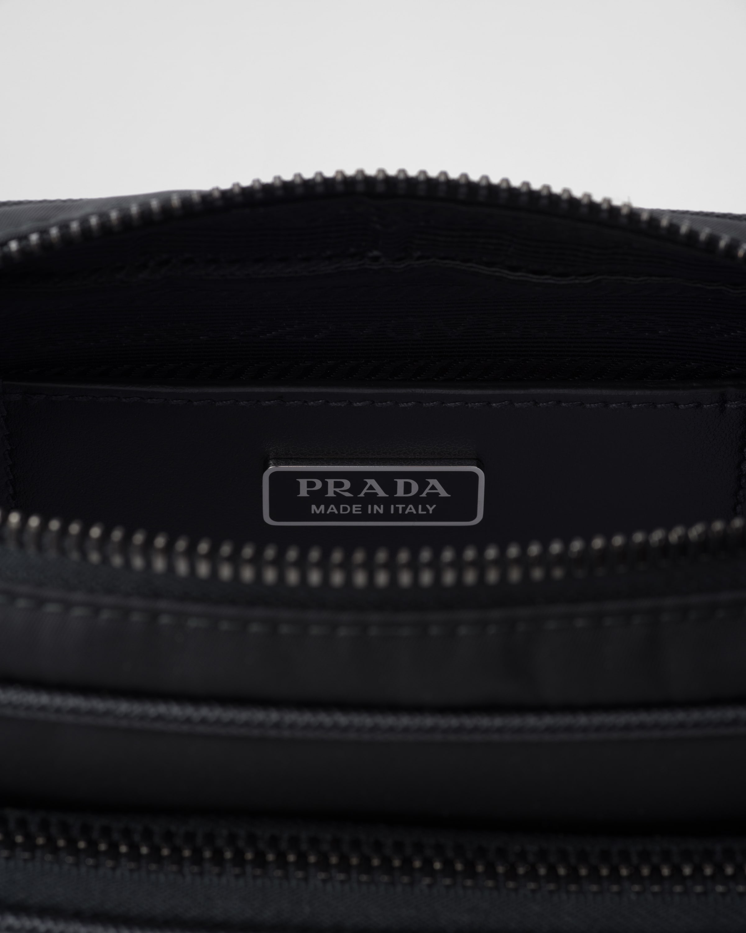 PRADA RE-NYLON AND SAFFIANO LEATHER SHOULDER BAG