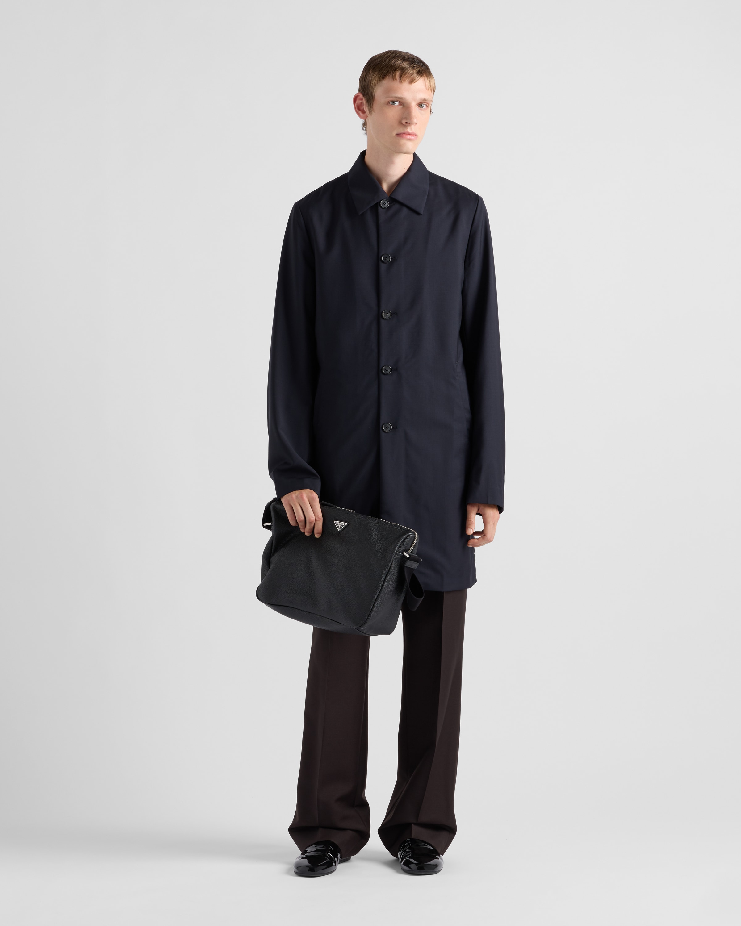 美品☆　Prada 2way　ヴィッテロダイノ　トートバッグ　ショルダーバッグ ブラック ヴィッテロダイノレザー ショルダーバッグ | PRADA