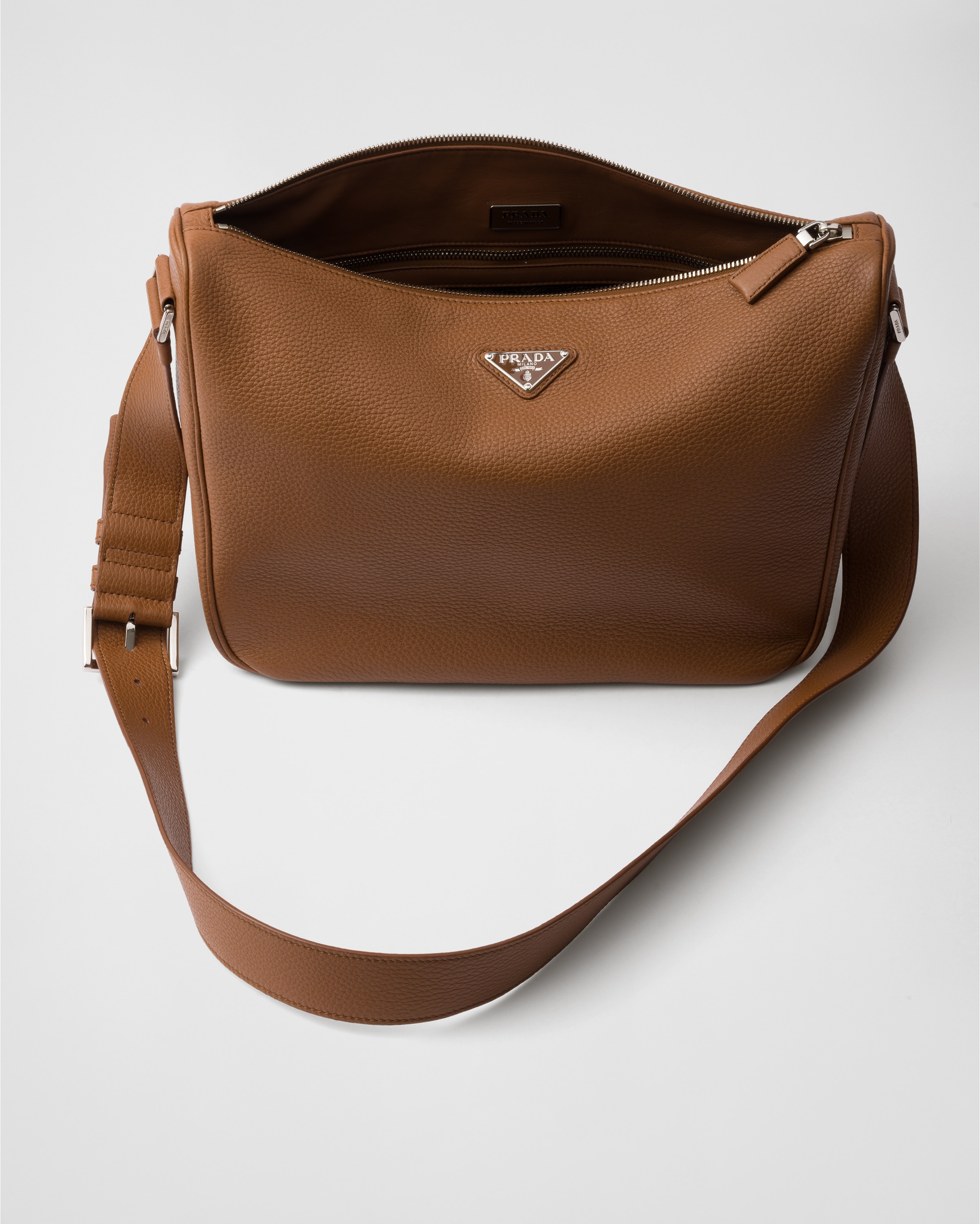 コニャック レザー ショルダーバッグ | PRADA