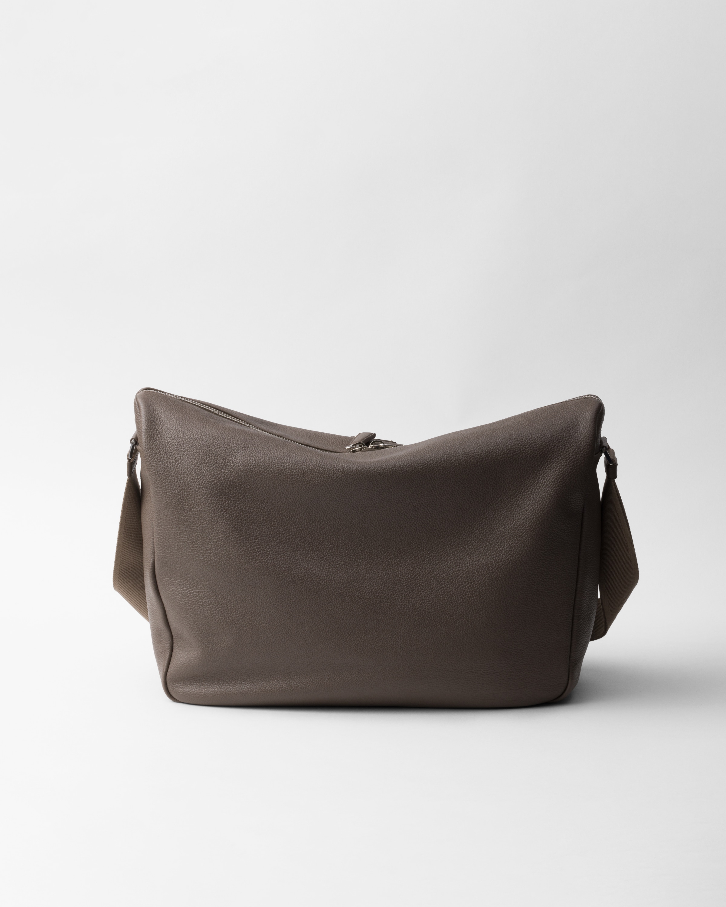 グレーブラウン ヴィッテロダイノレザー ショルダーバッグ | PRADA
