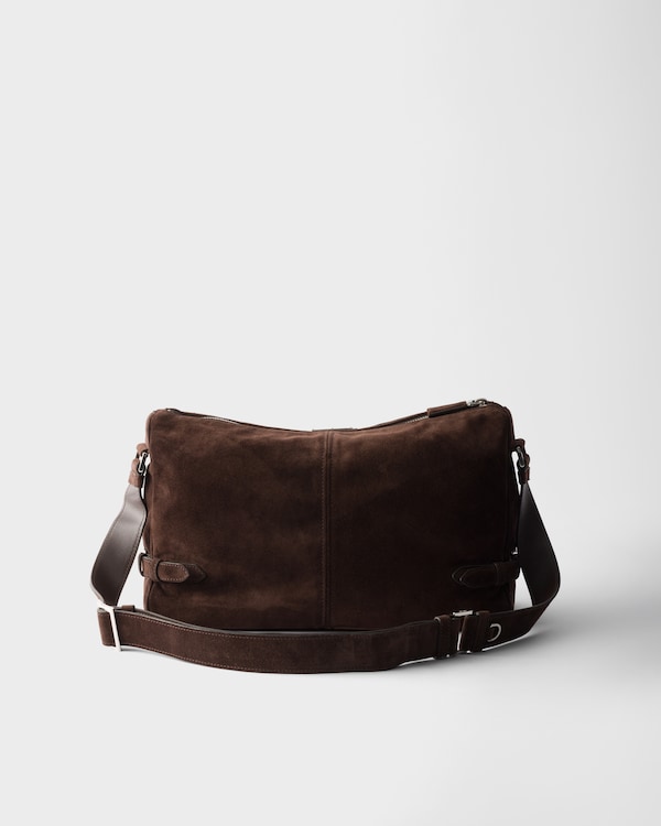 Suede shoulder bag - Dark Brown Suede shoulder bag - Dark Brown