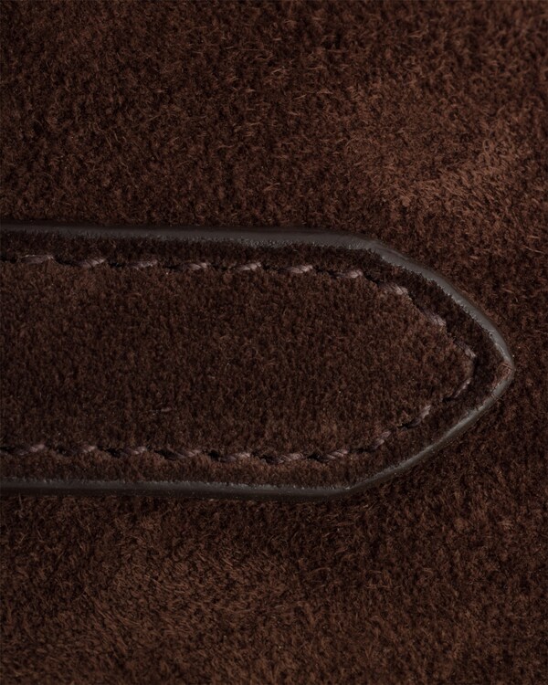 Suede shoulder bag - Dark Brown Suede shoulder bag - Dark Brown