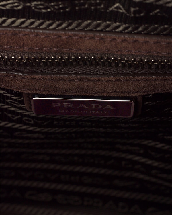 Suede shoulder bag - Dark Brown Suede shoulder bag - Dark Brown