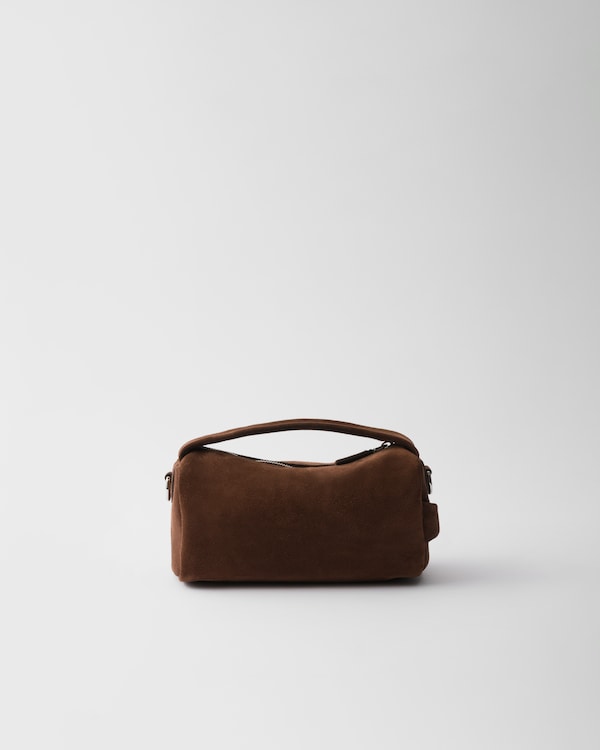 Borsa a tracolla in pelle scamosciata Borsa a tracolla in pelle scamosciata