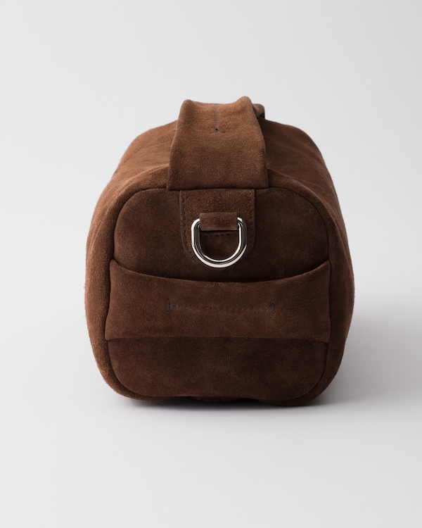 Borsa a tracolla in pelle scamosciata Borsa a tracolla in pelle scamosciata