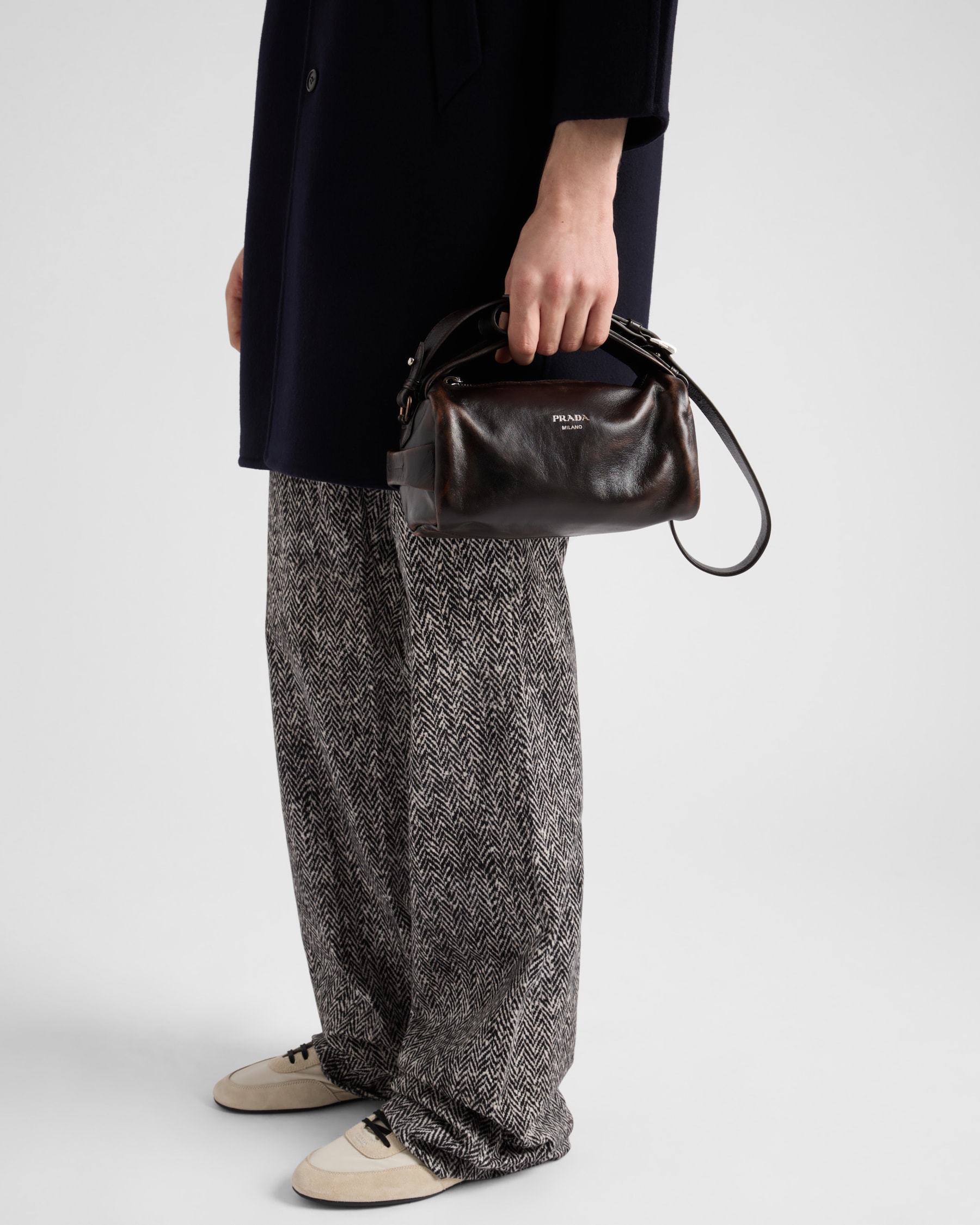 Black Nappa Leather Shoulder Bag main image 1