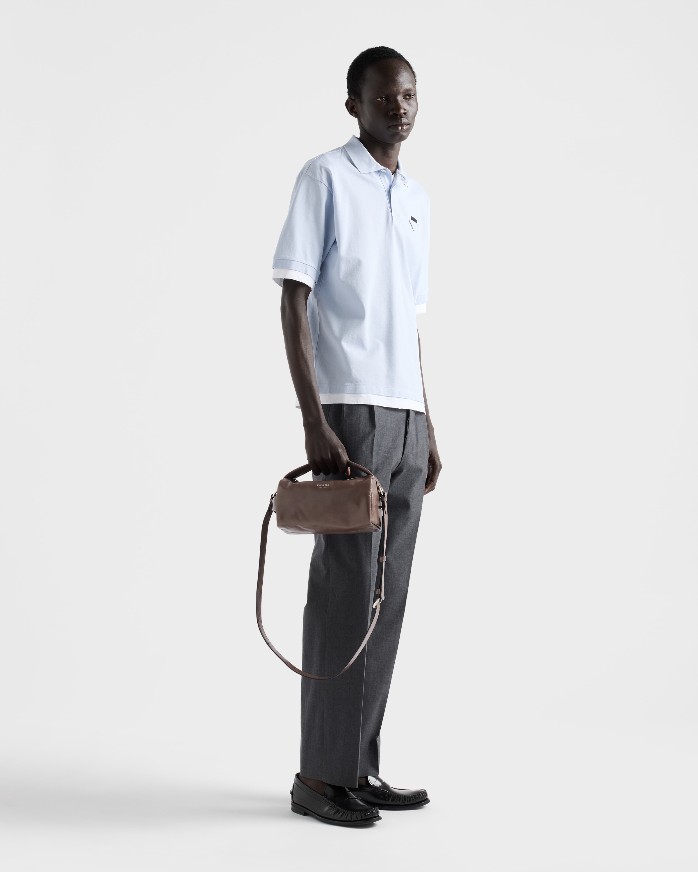Clay Leather Shoulder Bag | PRADA - United States