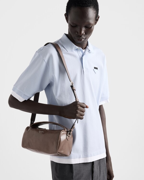 Leather shoulder bag - Clay Leather shoulder bag - Clay