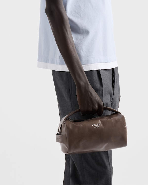 Leather shoulder bag - Clay Leather shoulder bag - Clay