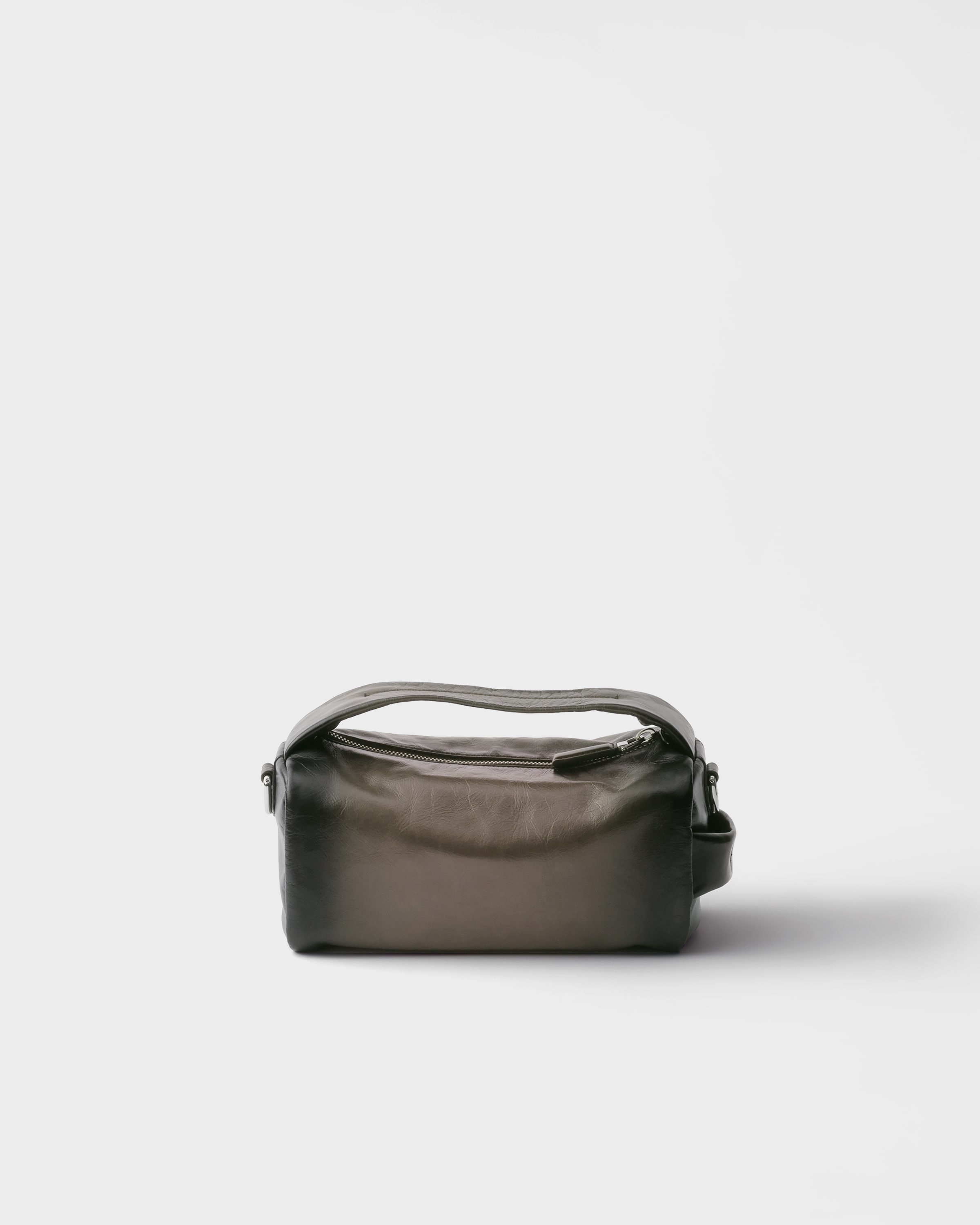 Military Antiqued Leather Shoulder Bag | PRADA