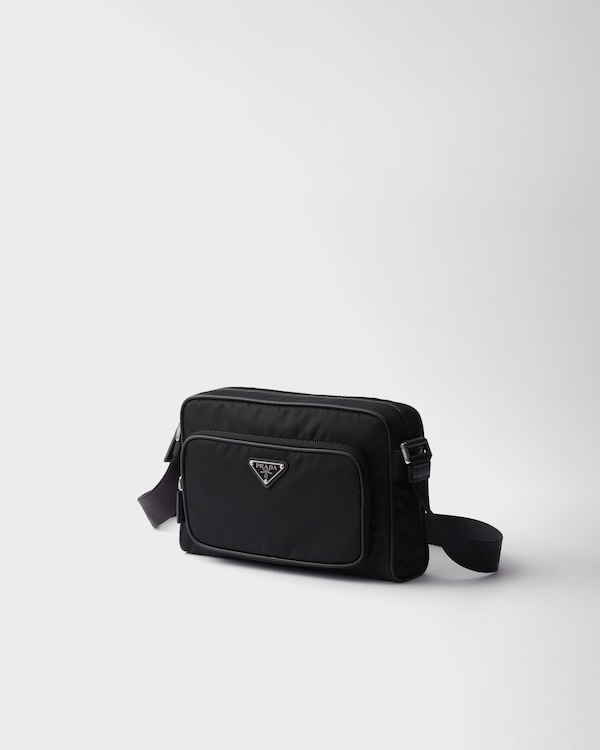 Small Re-Nylon and Saffiano leather shoulder bag Small Re-Nylon and Saffiano leather shoulder bag