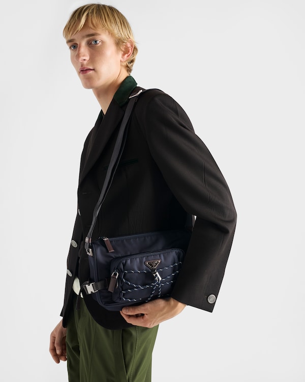 Sac porté épaule Prada Speedrock en Re-Nylon et cuir Sac porté épaule Prada Speedrock en Re-Nylon et cuir