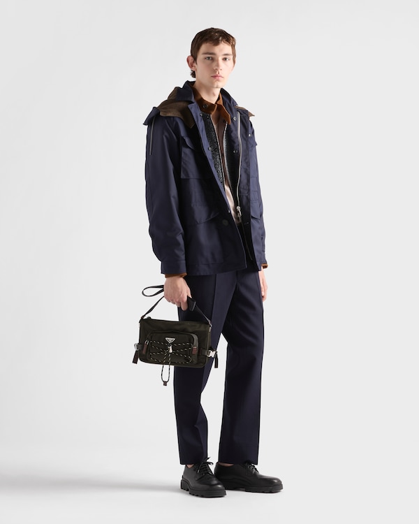 Prada Speedrock Re-Nylon and leather shoulder bag Prada Speedrock Re-Nylon and leather shoulder bag