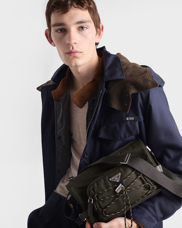 Prada Speedrock Re-Nylon and leather shoulder bag Prada Speedrock Re-Nylon and leather shoulder bag