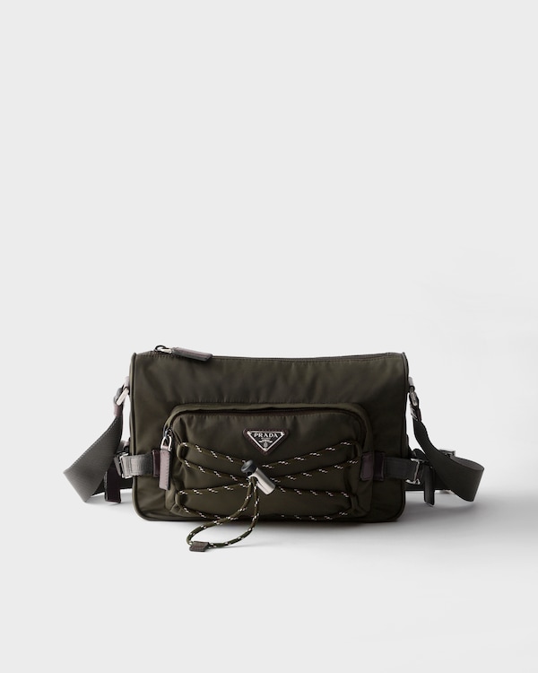 Prada Speedrock Re-Nylon and leather shoulder bag Prada Speedrock Re-Nylon and leather shoulder bag