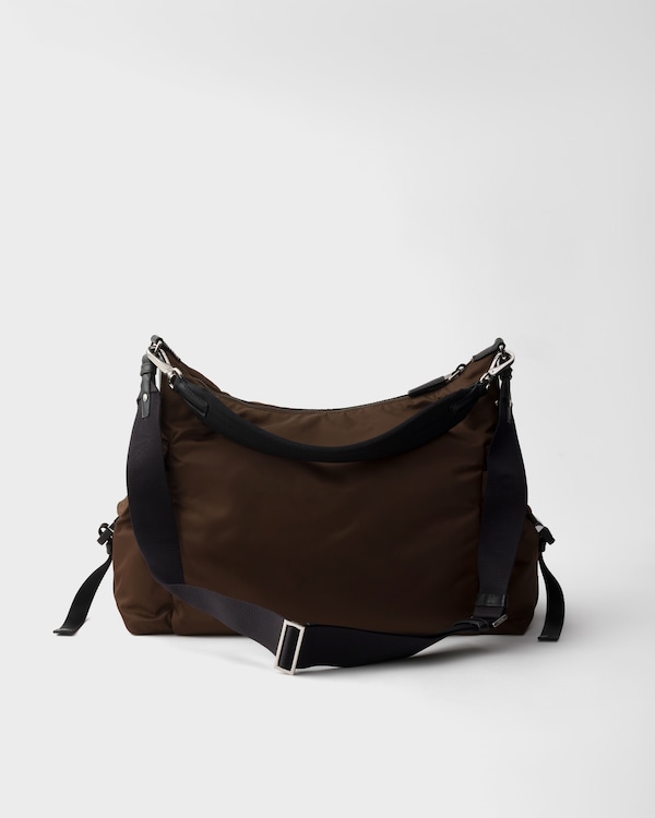 Prada Explore Re-Nylon and leather bag - Sienna Prada Explore Re-Nylon and leather bag - Sienna