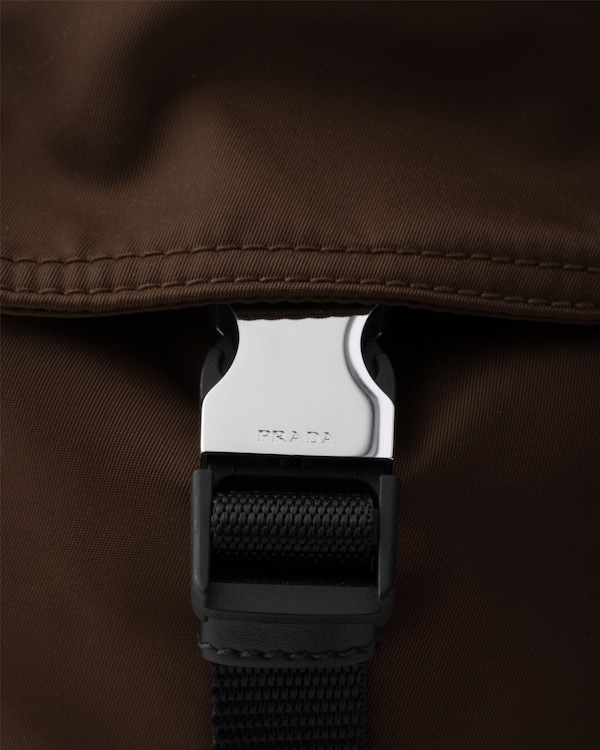 Prada Explore Re-Nylon and leather bag - Sienna Prada Explore Re-Nylon and leather bag - Sienna