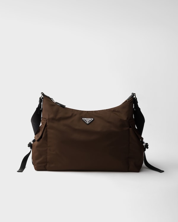 Prada Explore Re-Nylon and leather bag - Sienna Prada Explore Re-Nylon and leather bag - Sienna