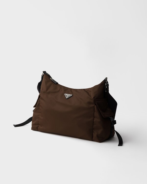 Prada Explore Re-Nylon and leather bag - Sienna Prada Explore Re-Nylon and leather bag - Sienna