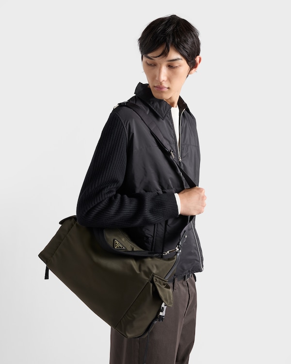 Prada Explore Re-Nylon and leather bag - Forest Prada Explore Re-Nylon and leather bag - Forest