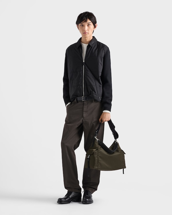 Prada Explore Re-Nylon and leather bag - Forest Prada Explore Re-Nylon and leather bag - Forest