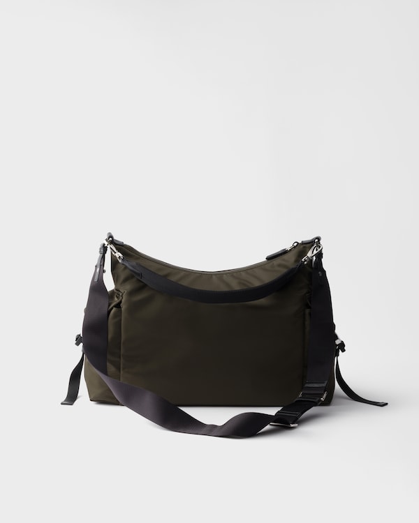 プラダ エクスプローラ Re-Nylon xレザー バッグ - フォレストグリーン プラダ エクスプローラ Re-Nylon xレザー バッグ - フォレストグリーン