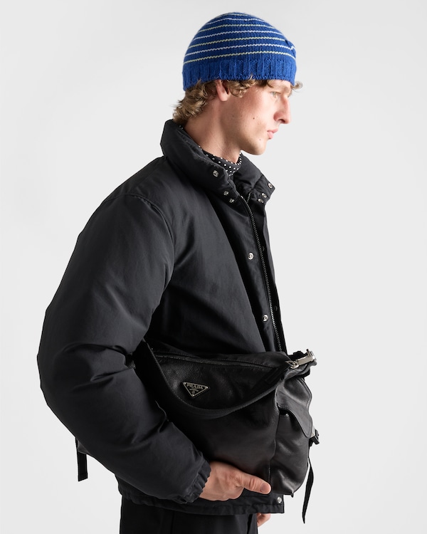 Prada Explore leather shoulder bag - Black Prada Explore leather shoulder bag - Black