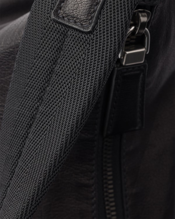 Prada Explore leather shoulder bag - Black Prada Explore leather shoulder bag - Black