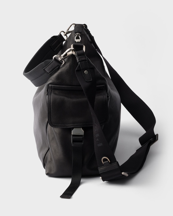 Prada Explore leather shoulder bag - Black Prada Explore leather shoulder bag - Black