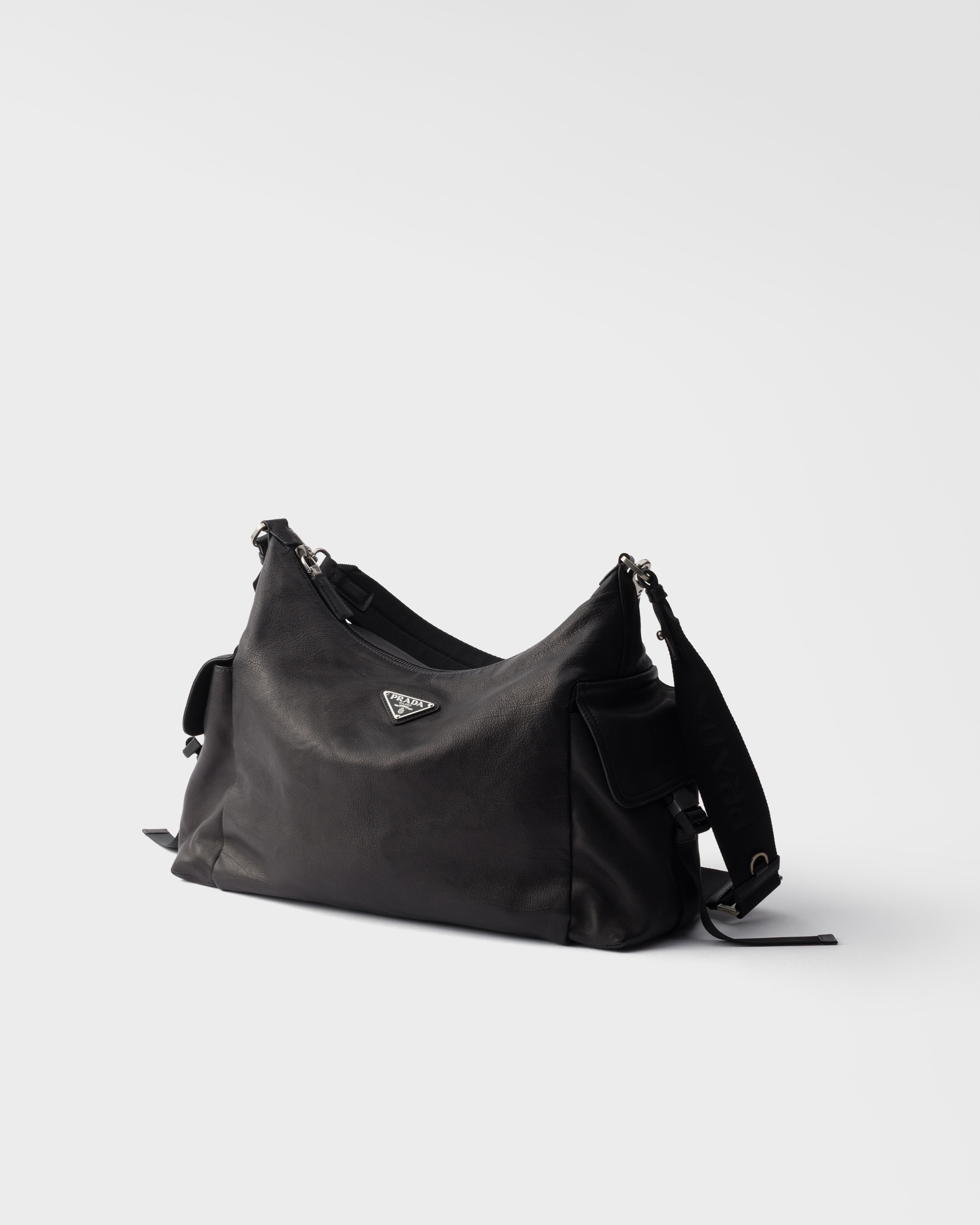 Black Prada Explore leather shoulder bag | PRADA - United States