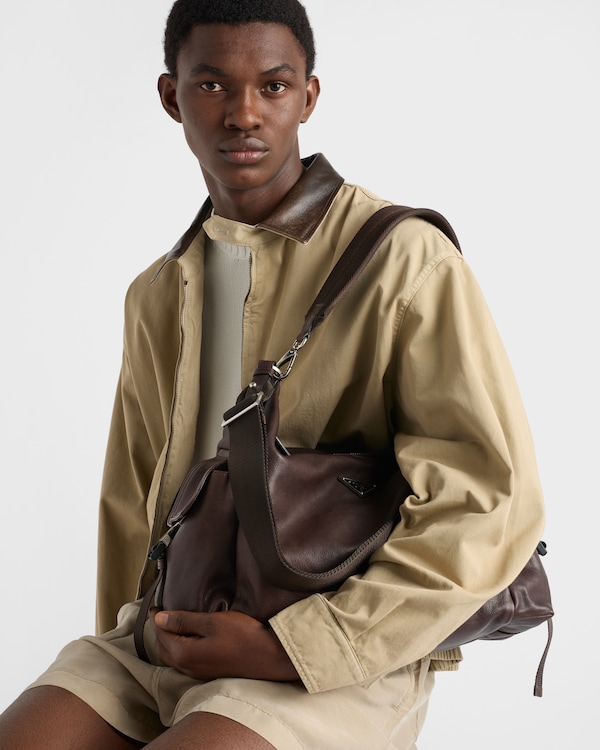 Sac porté épaule Prada Explore en cuir - Café Sac porté épaule Prada Explore en cuir - Café