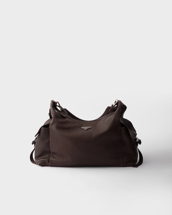 Prada Explore leather shoulder bag - Coffee Prada Explore leather shoulder bag - Coffee