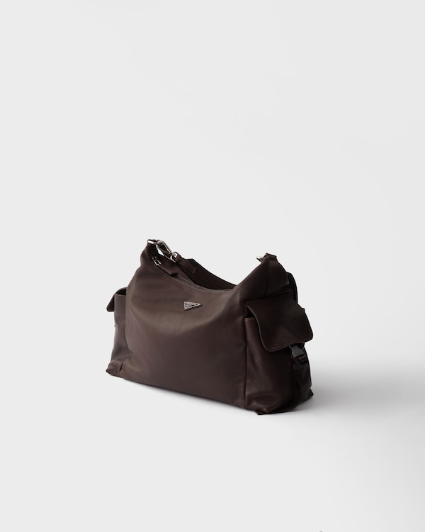 Prada Explore leather shoulder bag - Coffee Prada Explore leather shoulder bag - Coffee