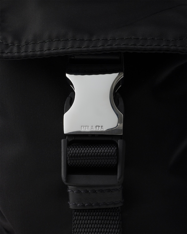 Prada Explore Re-Nylon and leather bag - Black Prada Explore Re-Nylon and leather bag - Black