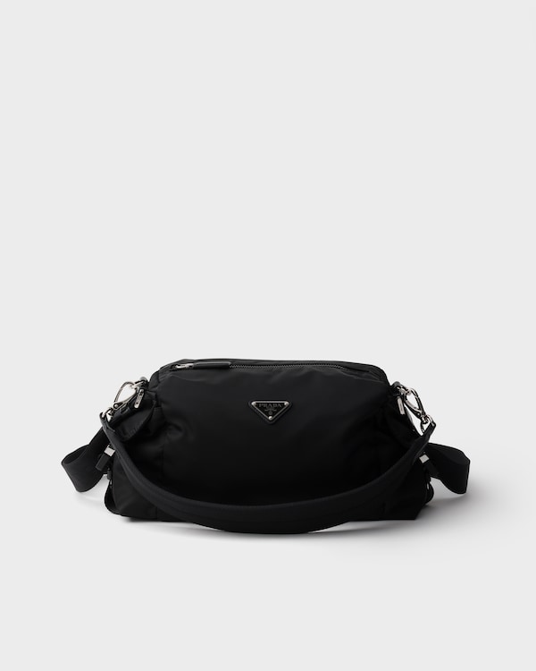 Prada Explore Re-Nylon and leather bag - Black Prada Explore Re-Nylon and leather bag - Black