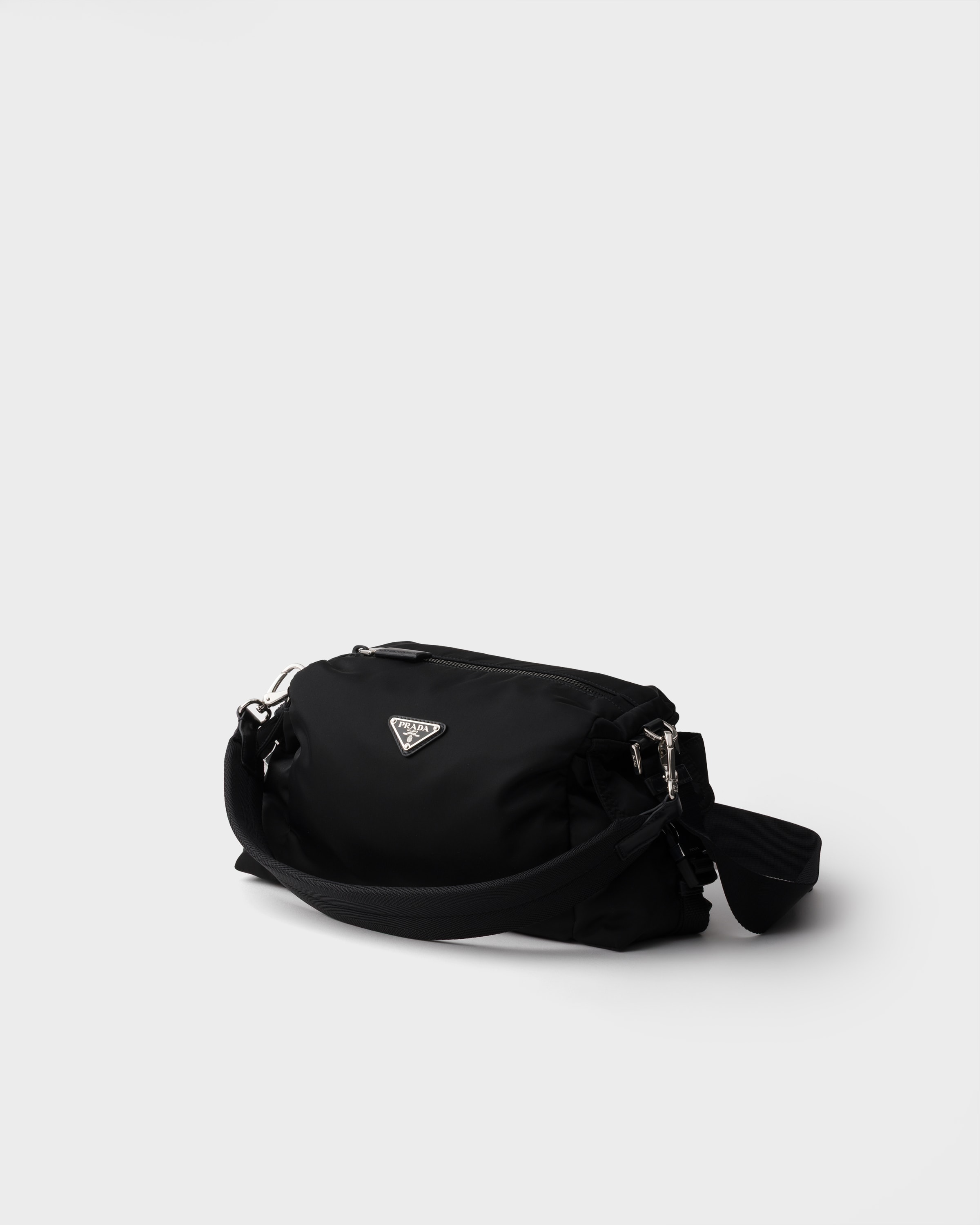 Black Prada Explore Re-Nylon and leather bag | PRADA - United States