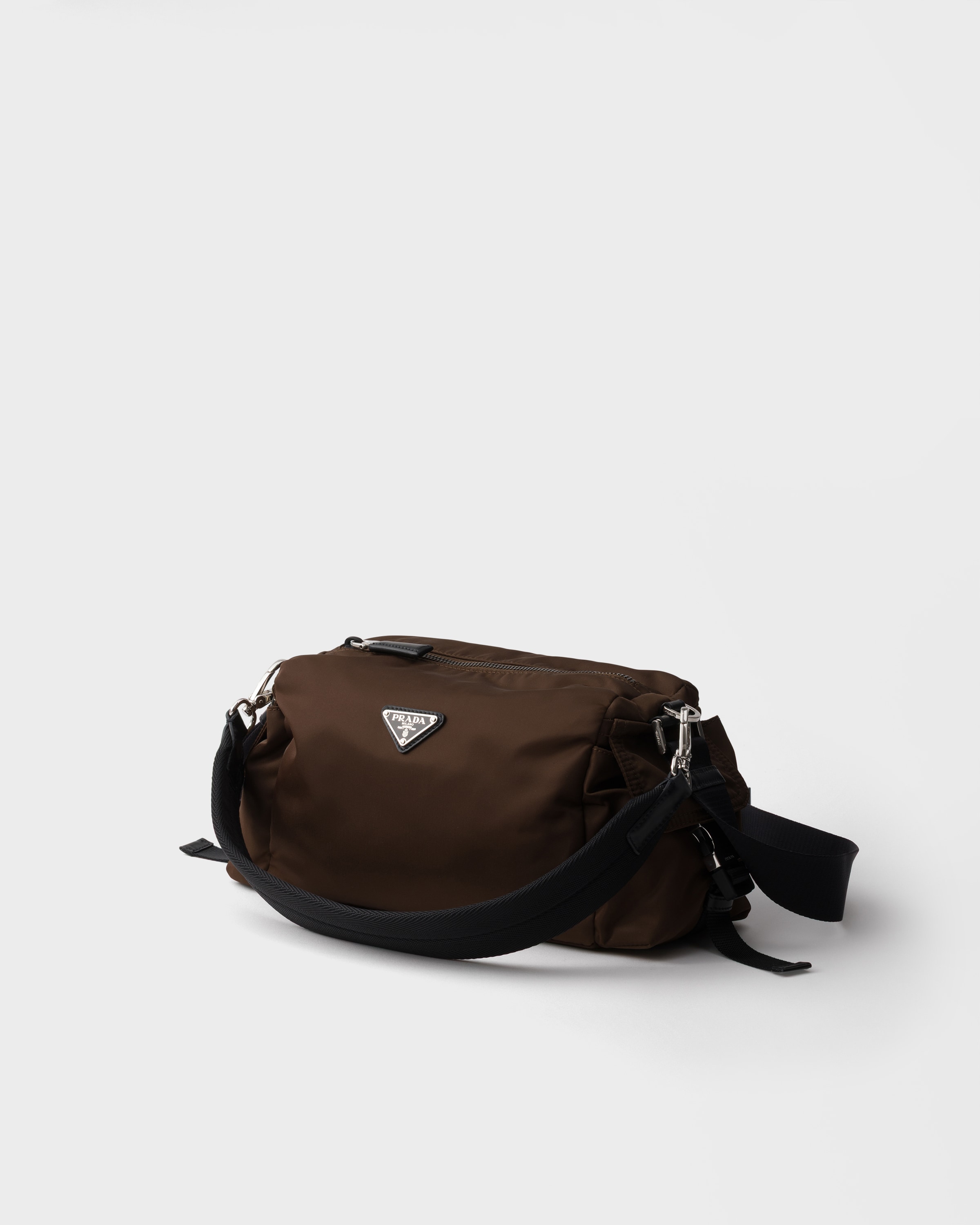 Sienna Prada Explore Re-Nylon and leather bag | PRADA - United States