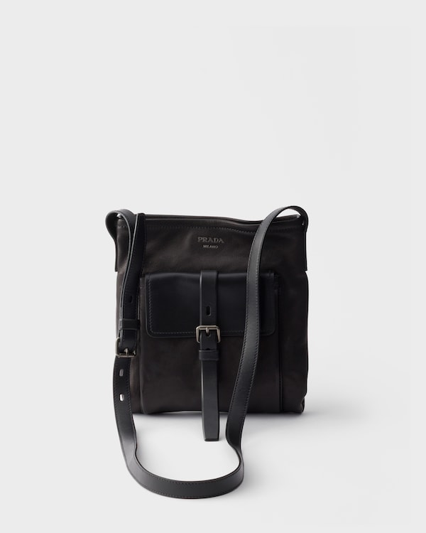 Prada Route leather shoulder bag - Black Prada Route leather shoulder bag - Black