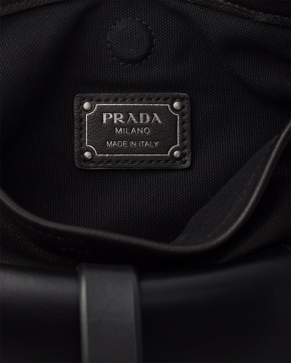 Prada Route leather shoulder bag - Black Prada Route leather shoulder bag - Black
