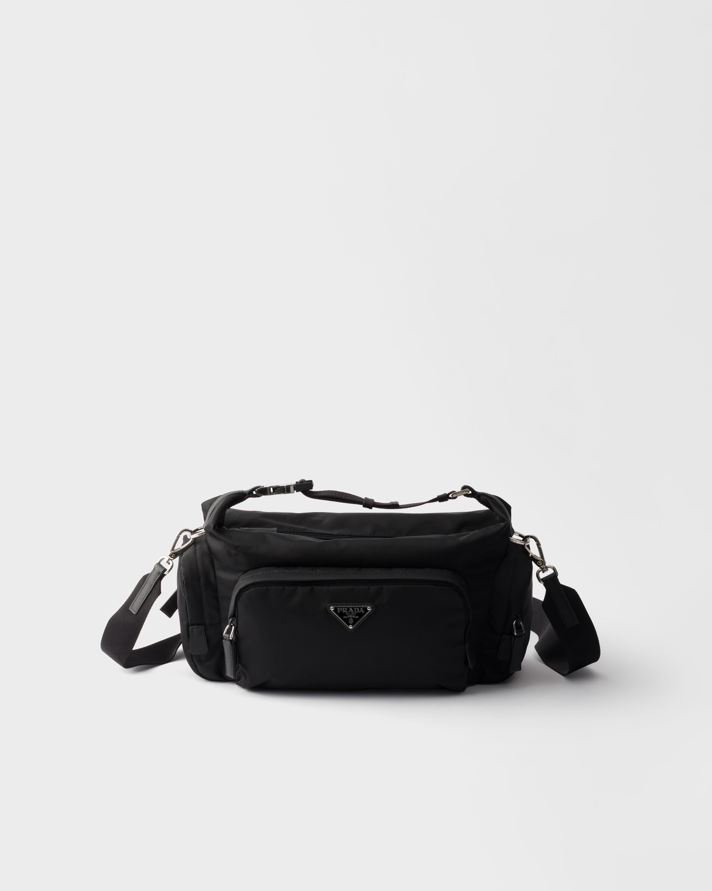 Prada Re-Nylon and Saffiano leather shoulder bag