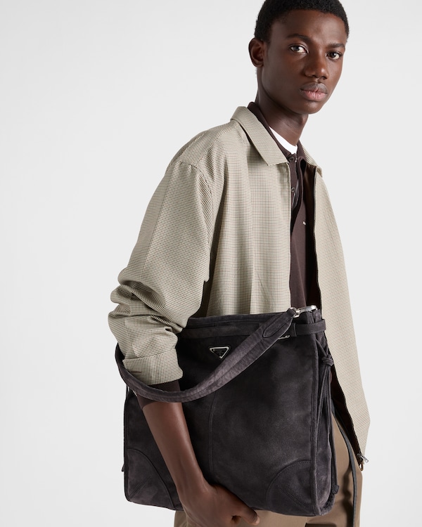 Prada Bonnie suede shoulder bag